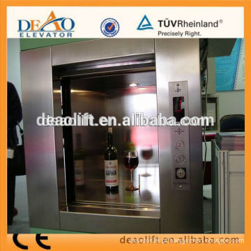 Dumbwaiter Lift com Controle de Inversor Vvvf